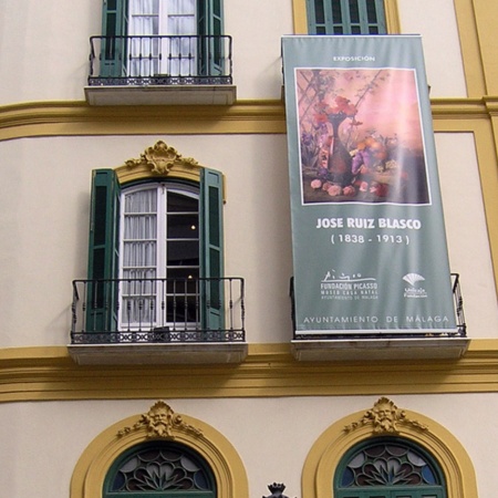 Fachada de la Casa-Museo Pablo Ruíz Picasso