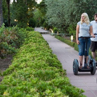 Touristes au Jardin botanique royal