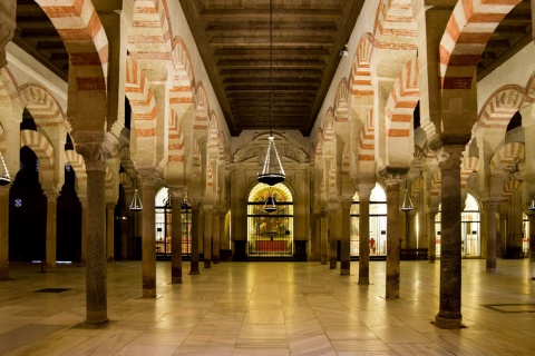 Inside the Mosque of Cordoba