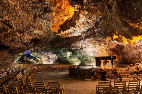Auditorium in Los Verdes cave