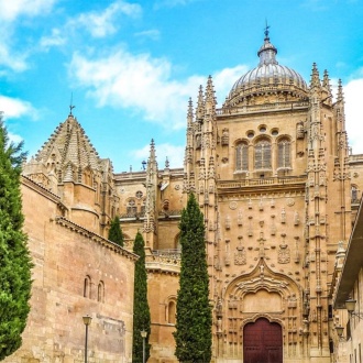 Vista exterior de la Catedral de Salamanca