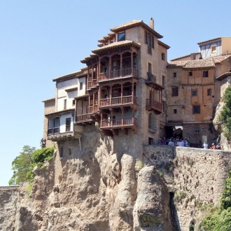 View of the Hanging Houses, Cuenca