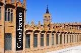 Caixaforum z zewnątrz, Barcelona