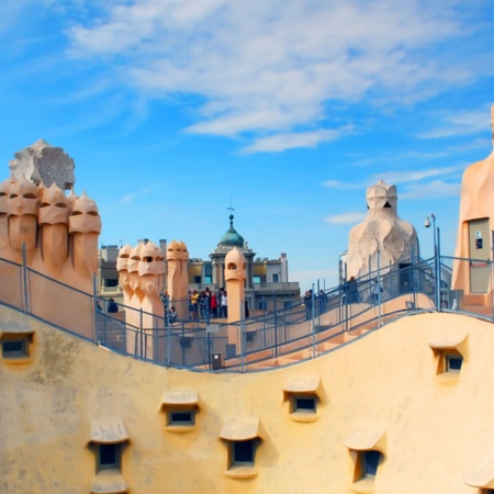 Dach budynku Casa Milà, Barcelona