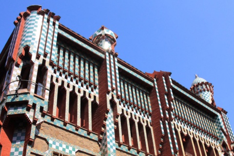 Fachada de la Casa Vicens