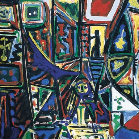 Фрагмент картины «Менины» работы Пабло Пикассо. Музей Пикассо в Барселоне