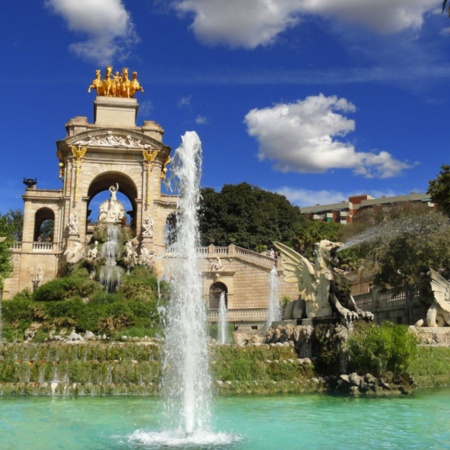 Cascata no Parque da Ciudadela, Barcelona