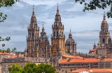 Vista da Catedral de Santiago de Compostela