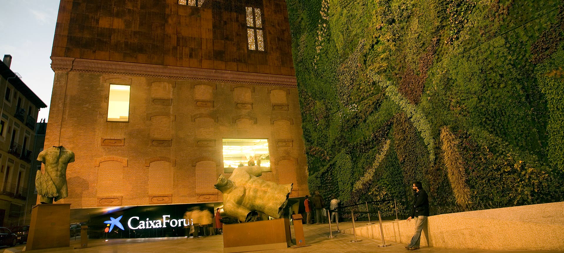 Exterior of Caixaforum, Madrid Exterior of Caixaforum, Madrid