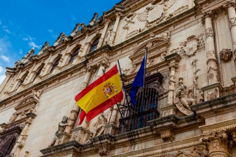 Façade of Alcalá de Henares University