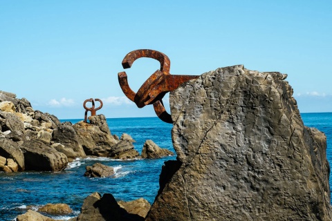 Rzeźba «Peine del Viento», Donostia–San Sebastián