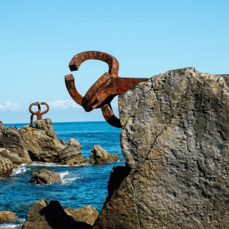 Rzeźba «Peine del Viento», Donostia–San Sebastián