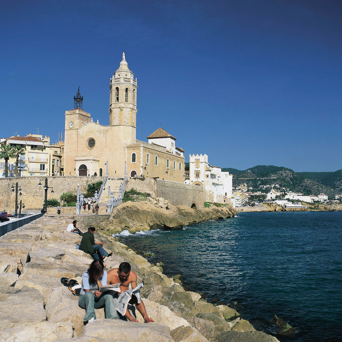 Vista de Sitges