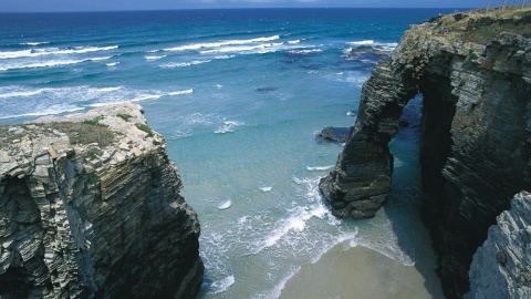 Strand Las Catedrales. Ribadeo, Lugo