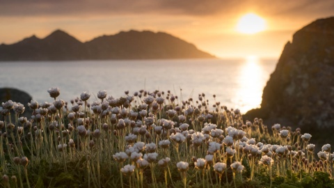 Coucher de soleil depuis A Costa da Vela