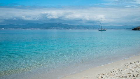 Crystal-clear water on the Cíes Islands