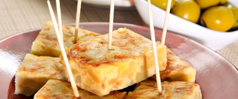 Tapas de tortilla española