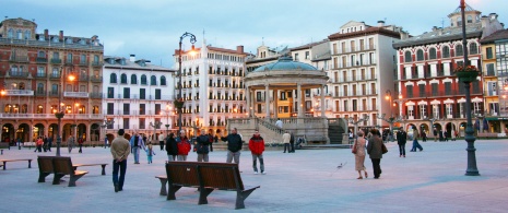 Plaza Castillo in Pamplona
