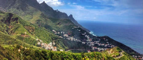 Veduta di Anaga a Tenerife