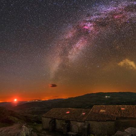 Astrotourismus in Trevejo, Sierra de Gata