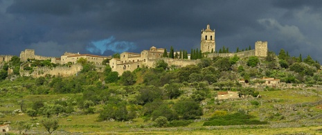 Blick auf Trujillo, Extremadura