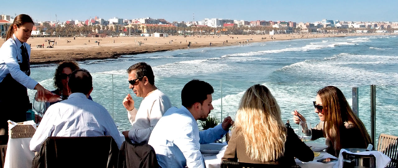 Terrace at Restaurant Panorama, Valencia