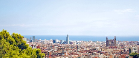 Blick auf Barcelona