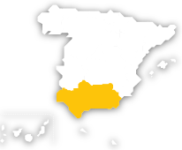 ></center></p><p>It is located in the western part of the region of Andalusia , in southern Spain. The Costa de la Luz (